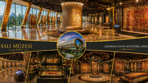     azerbaycan baku turu . baku sehir manzarasi . flame towers baku gece . iceri sehir tarihi yapilar . hazar denizi baku sahil